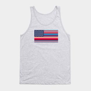 Mexican-American Pride // Serape USA Flag Tank Top